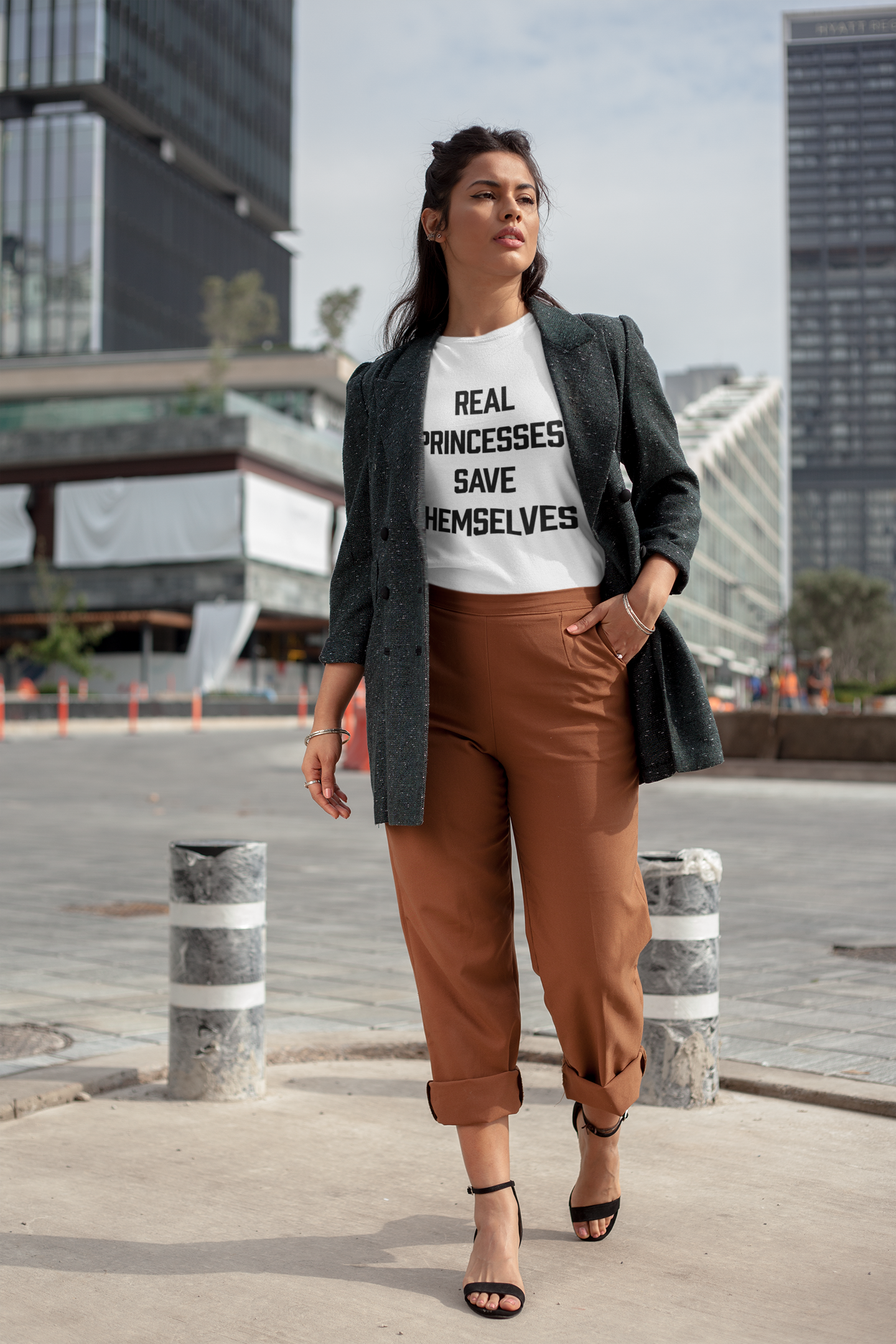 Real Princesses Save Themselves Tee