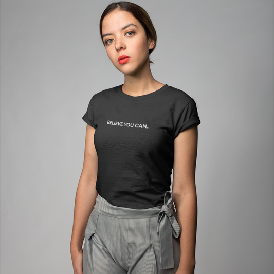 Believe You Can Crop Tee